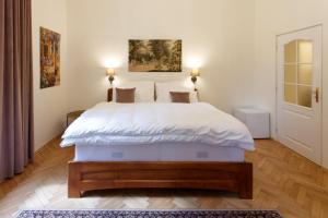 Posteľ alebo postele v izbe v ubytovaní Parkhotel Vrbno