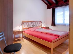 Postel nebo postele na pokoji v ubytování Apartment von Allmen by Interhome