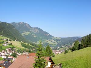 a small tree on top of a green hill at Apartment Illyria by Interhome in Ortisei