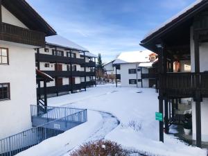 Schöne Ferienapartments im Bayerischer Wald Chrysantihof Zwiesel v zimě