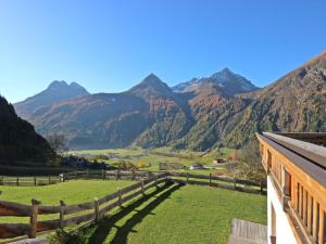 a view of the mountains from a house at Apartment s' HimmelReich-1 by Interhome in Huben