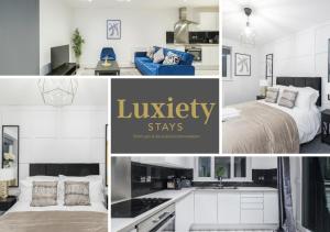 Kuchyň nebo kuchyňský kout v ubytování Sleek & Stylish 1BR City Centre - Near High St & Southend Beach by Luxiety Stays + 15 fotografií