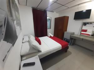 Cama o camas de una habitación en Hotel Toledo FL