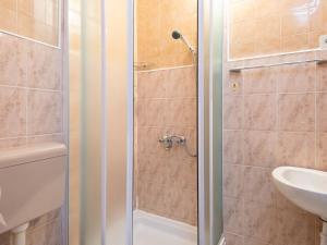 a bathroom with a shower and a sink at Apartment Balota by Interhome in Viganj