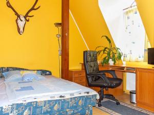 Televízia a/alebo spoločenská miestnosť v ubytovaní Holiday Home Colore by Interhome