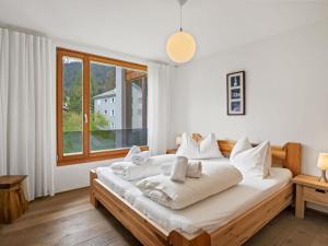 Katil atau katil-katil dalam bilik di Apartment Kulm 2 by Interhome