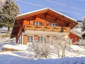 Holiday Home Chalet Reinhysi by Interhome að vetri til