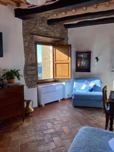 Posteľ alebo postele v izbe v ubytovaní La Sorpresa Monolocale con VISTA VALLATA