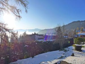 a view of a river with snow on the ground at Apartment Marmousets 2 by Interhome in Chesières