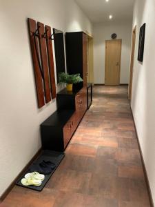 Postel nebo postele na pokoji v ubytování Schöne Zweiraumwohnung im Zentrum