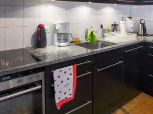 Dapur atau dapur kecil di Apartment Val Neige by Interhome