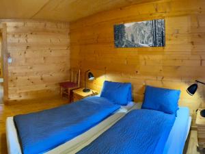 Postel nebo postele na pokoji v ubytování Apartment Chalet Jungtalblick- Wohnung Eggeri by Interhome