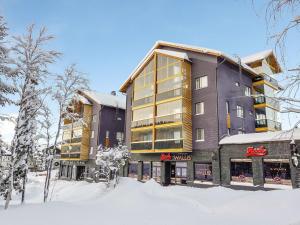 Το Holiday Home Levin kunkku c6 by Interhome τον χειμώνα