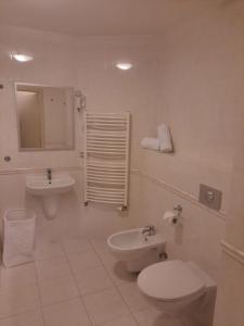 Koupelna v ubytování Apartmán Nad Kolonádou