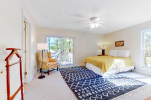 Ένα ή περισσότερα κρεβάτια σε δωμάτιο στο Doe Heights Chalet