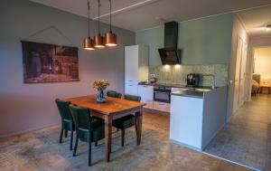 A kitchen or kitchenette at Brinkzicht Diever, appartement Coby