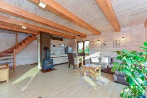 Kuchyň nebo kuchyňský kout v ubytování Vip Forest dreams villa