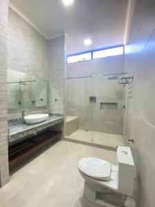 Ванная комната в Hotel Naoz