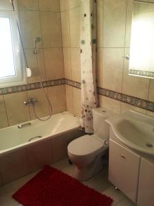 A bathroom at Irini Apartments Anaxos