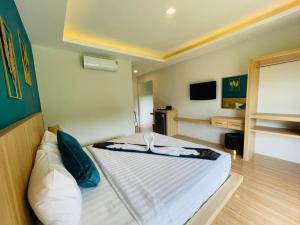 TV a/nebo společenská místnost v ubytování Phurin Thara Resort