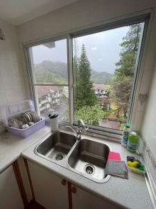 Nespecifikovaný výhled na hory nebo výhled na hory při pohledu z apartmánu