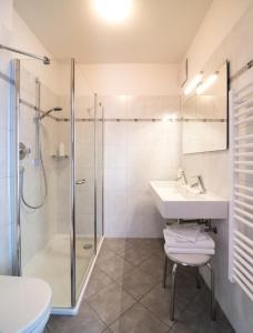 Koupelna v ubytování Hotel Quellenhof