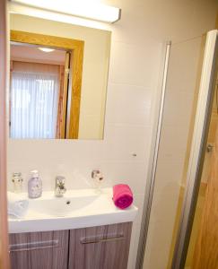 Baðherbergi á Appartements Lederer