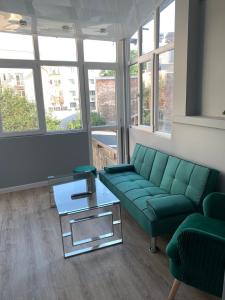 A seating area at CENTER APARTMENT PLOVDIV