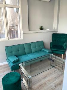 A seating area at CENTER APARTMENT PLOVDIV