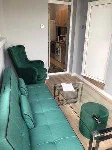 A seating area at CENTER APARTMENT PLOVDIV
