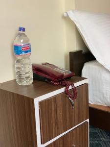 Hotel Sakura Durbarにあるベッド