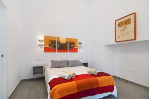 Posteľ alebo postele v izbe v ubytovaní Piso con Encanto