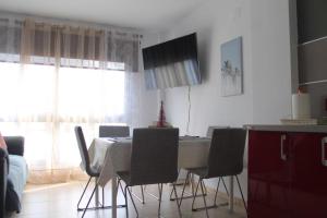 TV a/nebo společenská místnost v ubytování Casa Alisios + 1 fotografie