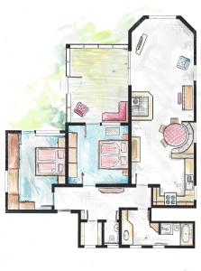 
The floor plan of Kneipp-Kurhotel Steinle
