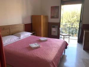 Postel nebo postele na pokoji v ubytování Hotel Apollo