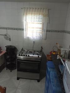 Köök või kööginurk majutusasutuses Sitio Sao Jeronimo