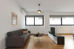 Leochares Lifestyle Apartments - Self check-in的休息区
