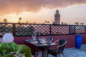 Svalir eða verönd á Riad Marrakech By Hivernage