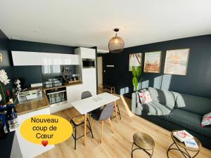 Posezení v ubytování Appartement Le Labes