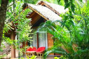 Zahrada ubytování Palmyra Nature Resort Sigiriya