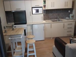 Kuchyň nebo kuchyňský kout v ubytování Studiο_loft