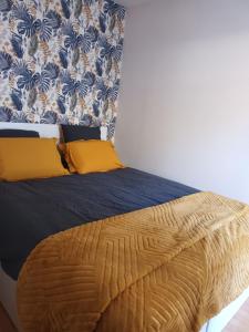 Krevet ili kreveti u jedinici u objektu Superbe appartement en Résidence Parc Thermal hyper centre de Luchon
