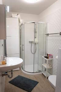 Kúpeľňa v ubytovaní Lovely apartman- free parking