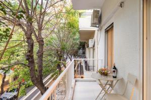 Balkón alebo terasa v ubytovaní Little Athens
