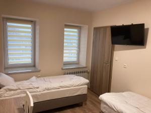 Posteľ alebo postele v izbe v ubytovaní Hotel Aljan