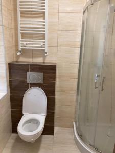 Kúpeľňa v ubytovaní Hotel Aljan