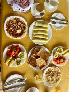 Možnosti raňajok pre hostí v ubytovaní Lasindu Guest