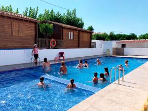 Bazén v ubytování Bungalows Camping Ferrer nebo v jeho okolí