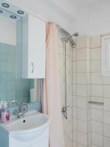 Kylpyhuone majoituspaikassa Villa Leda