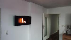 TV a/nebo společenská místnost v ubytování Schöne Ferienwohnung in Oberkotzau am Fichtelgebirge